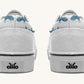 March of the Lizards Blue White Classic Shoes - Jaded Lament