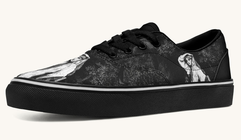 She Watched The Bones Sink Black Classic Shoes - Jaded Lament