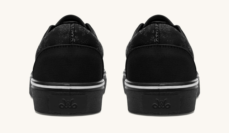She Watched The Bones Sink Black Classic Shoes - Jaded Lament