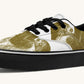 The Sloth Stays Brown White Classic Shoes - Jaded Lament