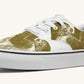 The Sloth Stays Brown White Classic Shoes - Jaded Lament