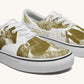The Sloth Stays Brown White Classic Shoes - Jaded Lament