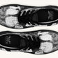 The Sloth Stays White Black Classic Shoes - Jaded Lament
