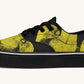 The Sloth Stays Yellow Black Classic Shoes - Jaded Lament