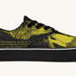 The Sloth Stays Yellow Black Classic Shoes - Jaded Lament