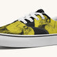 The Sloth Stays Yellow Black Classic Shoes - Jaded Lament