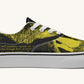 The Sloth Stays Yellow Black Classic Shoes - Jaded Lament