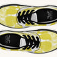 The Sloth Stays Yellow White Classic Shoes - Jaded Lament