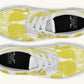 The Sloth Stays Yellow White Classic Shoes - Jaded Lament