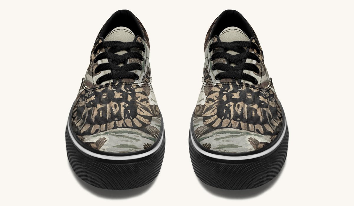 Turtle Time Desaturated Classic Shoes - Jaded Lament