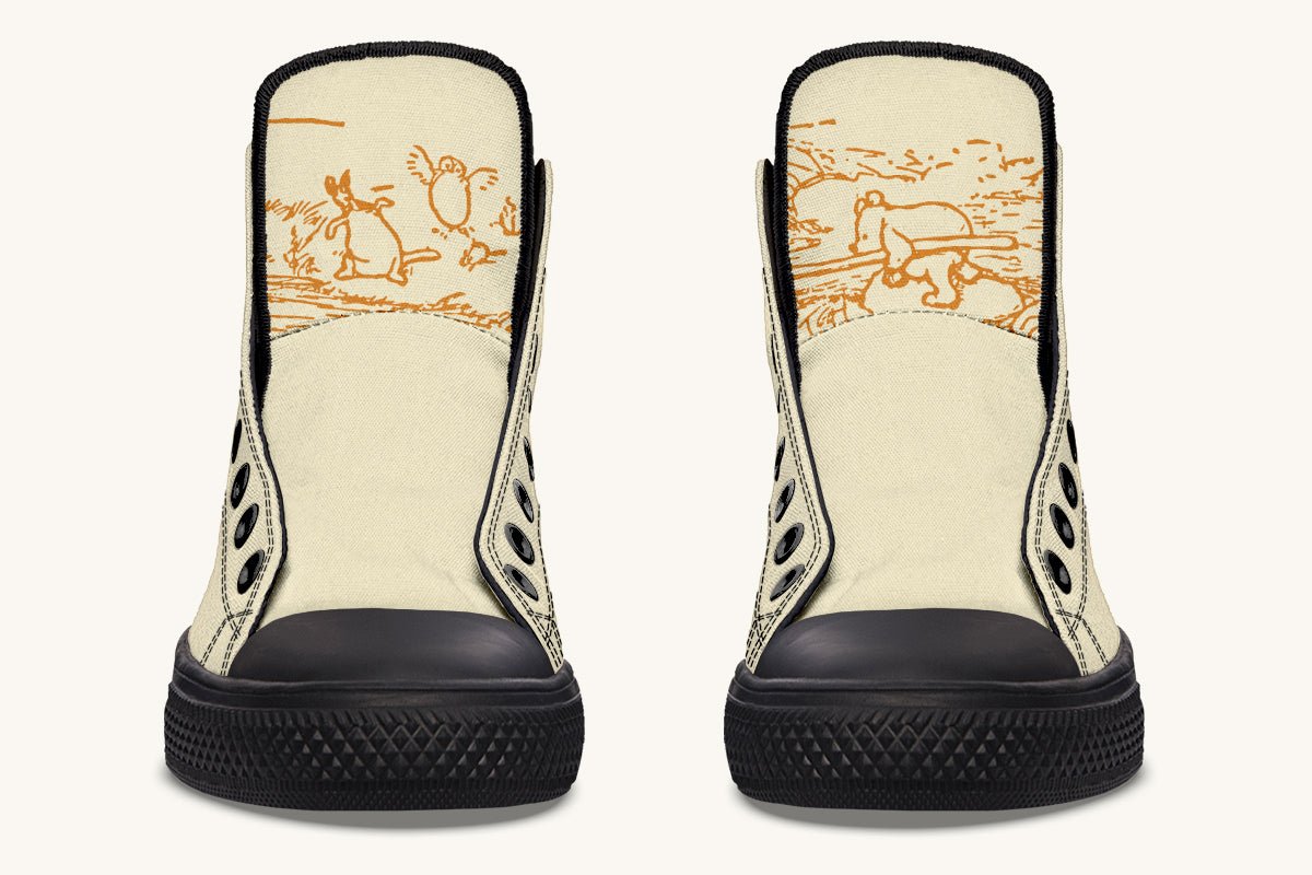 A Day With Friends Winnie the Pooh Hightops - Jaded Lament