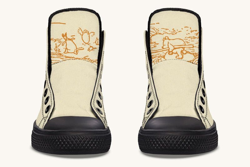 A Day With Friends Winnie the Pooh Hightops - Jaded Lament