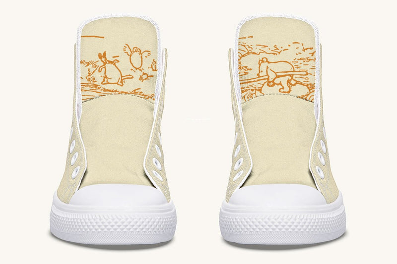 A Day With Friends Winnie the Pooh Hightops - Jaded Lament