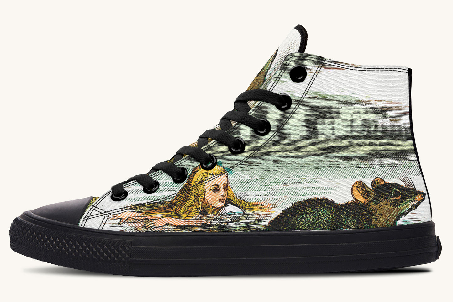 Alice in Wonderland's Pool of Tears Hightops - Jaded Lament