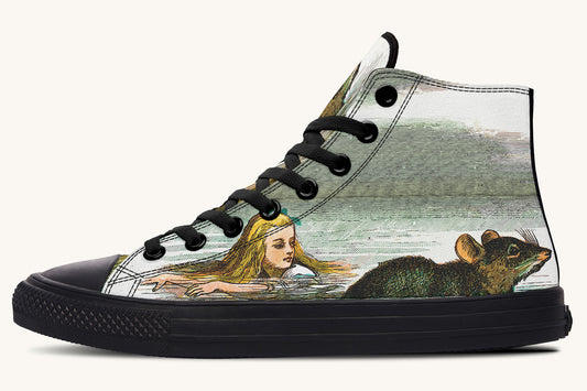 Alice in Wonderland's Pool of Tears Hightops - Jaded Lament