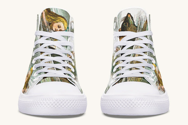 Alice in Wonderland's Pool of Tears Hightops - Jaded Lament