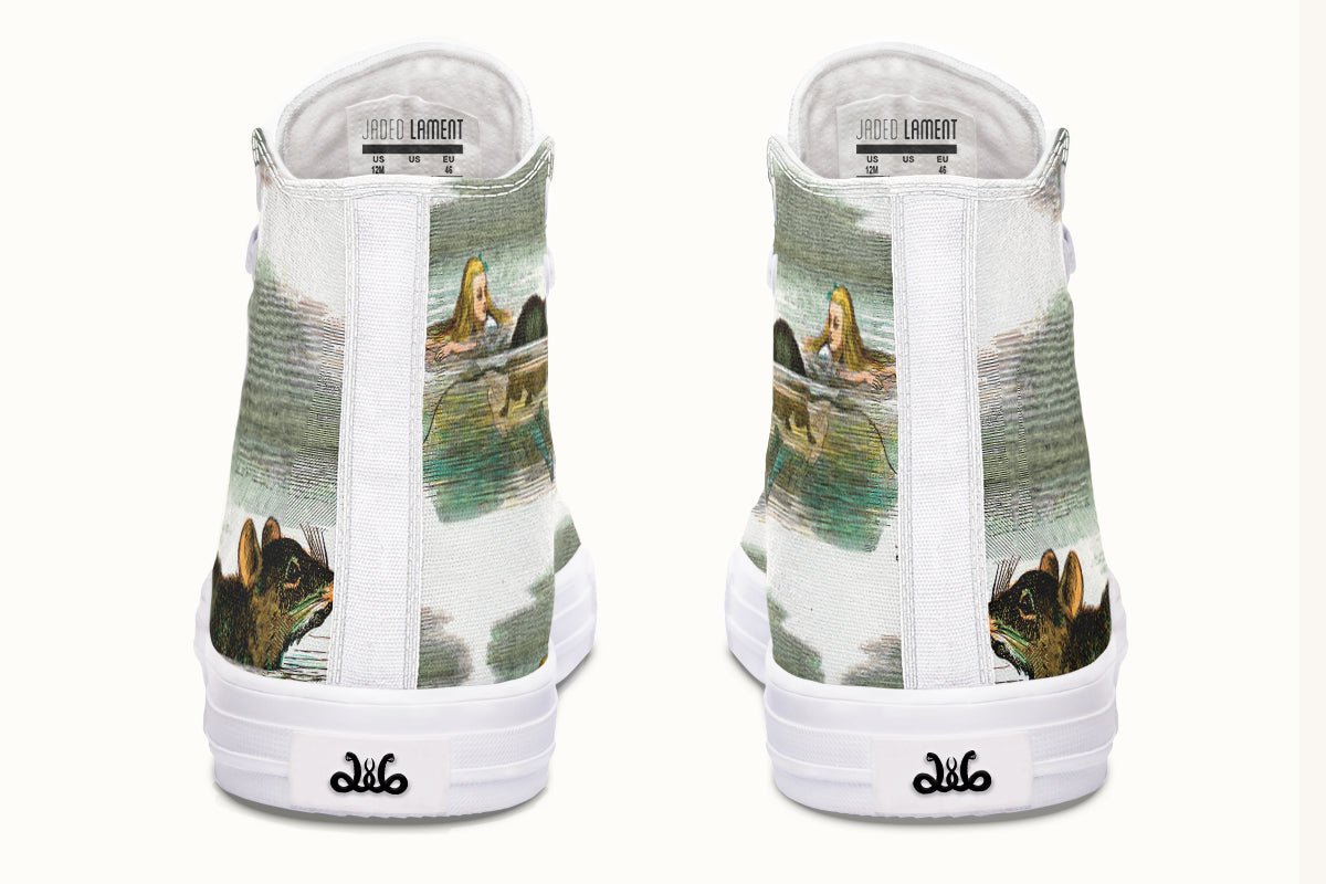 Alice in Wonderland's Pool of Tears Hightops - Jaded Lament