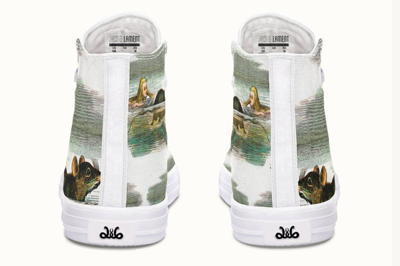 Alice in Wonderland's Pool of Tears Hightops - Jaded Lament