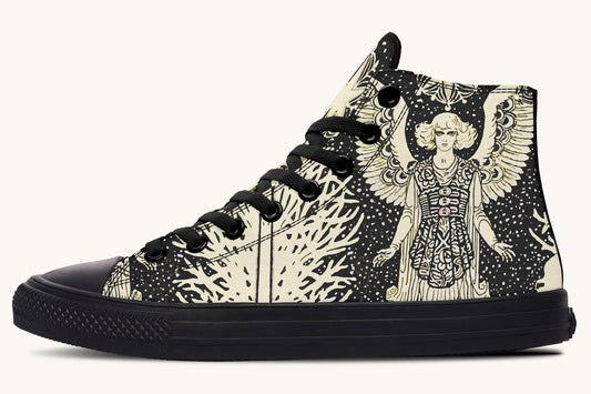 Call Upon the Star Cream Hightops - Jaded Lament