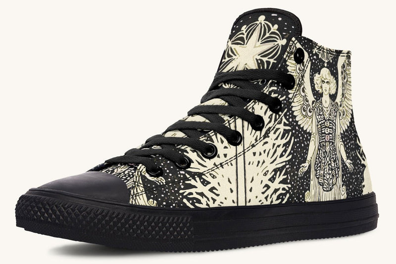 Call Upon the Star Cream Hightops - Jaded Lament