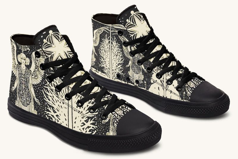 Call Upon the Star Cream Hightops - Jaded Lament