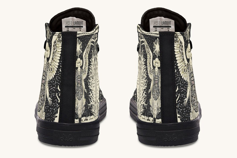 Call Upon the Star Cream Hightops - Jaded Lament