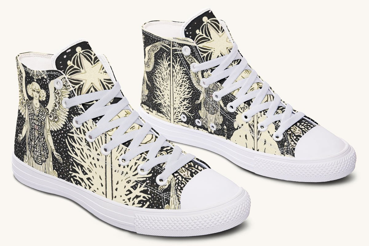 Call Upon the Star Cream Hightops - Jaded Lament