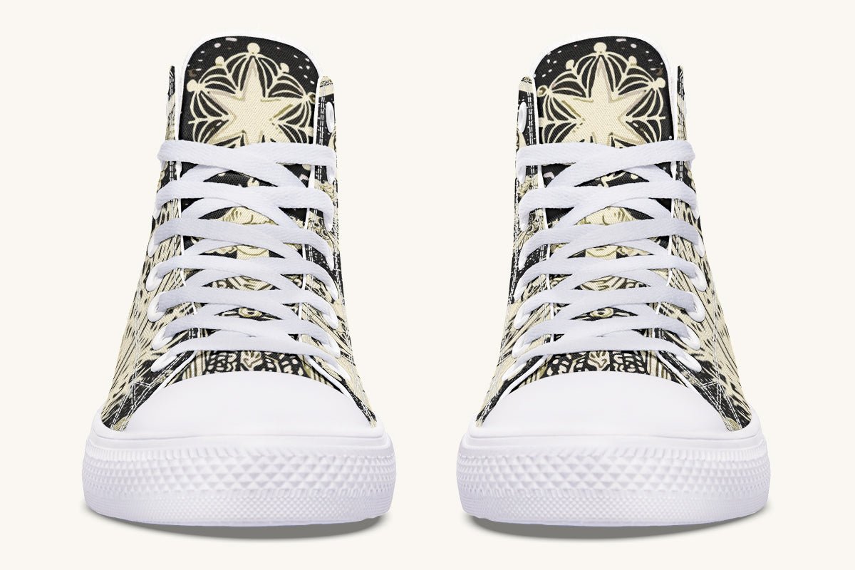 Call Upon the Star Cream Hightops - Jaded Lament