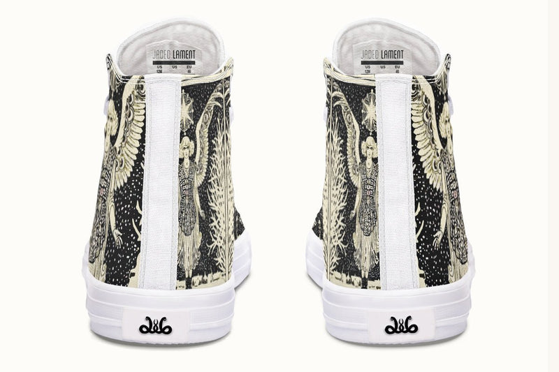 Call Upon the Star Cream Hightops - Jaded Lament