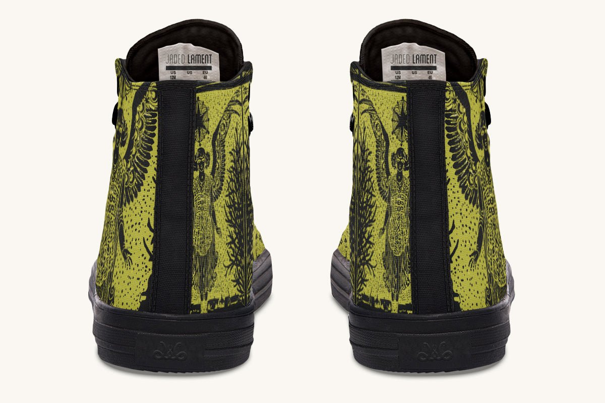 Call Upon the Star Gold Black Hightops - Jaded Lament