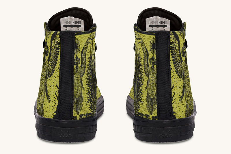 Call Upon the Star Gold Black Hightops - Jaded Lament