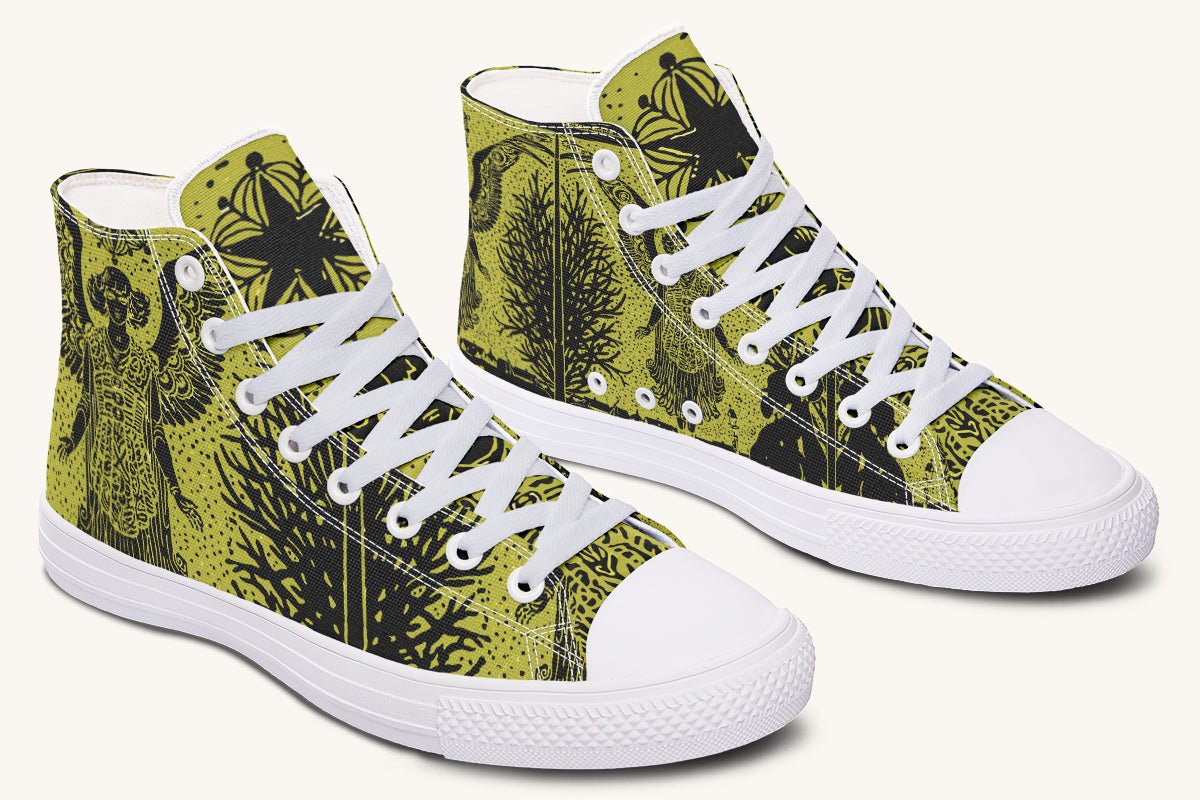 Call Upon the Star Gold Black Hightops - Jaded Lament