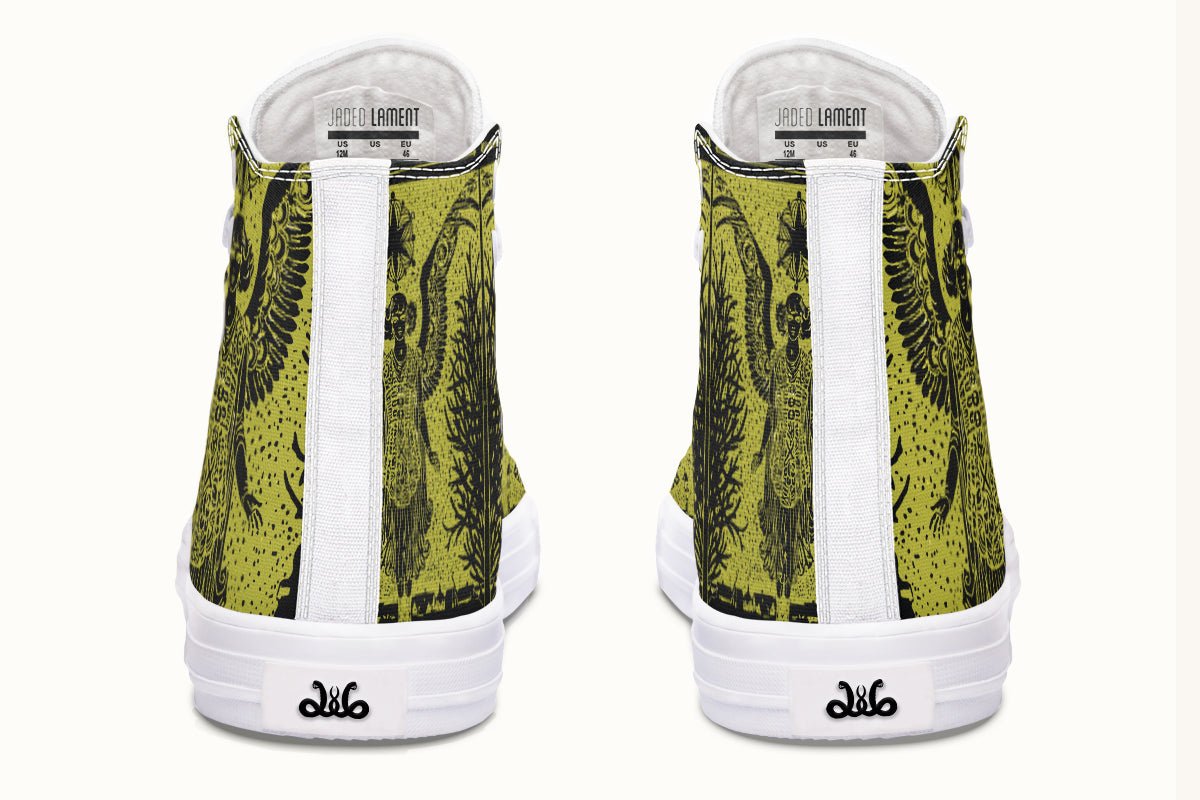 Call Upon the Star Gold Black Hightops - Jaded Lament