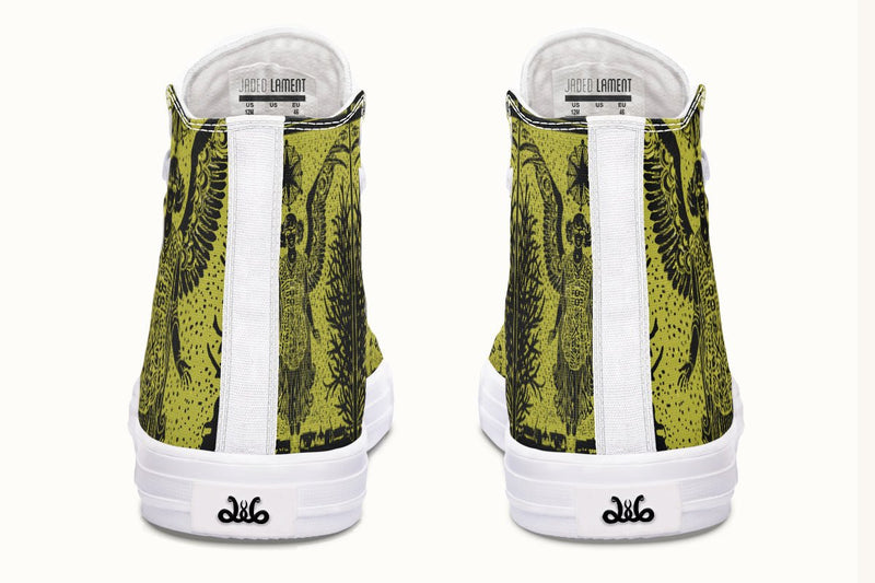 Call Upon the Star Gold Black Hightops - Jaded Lament