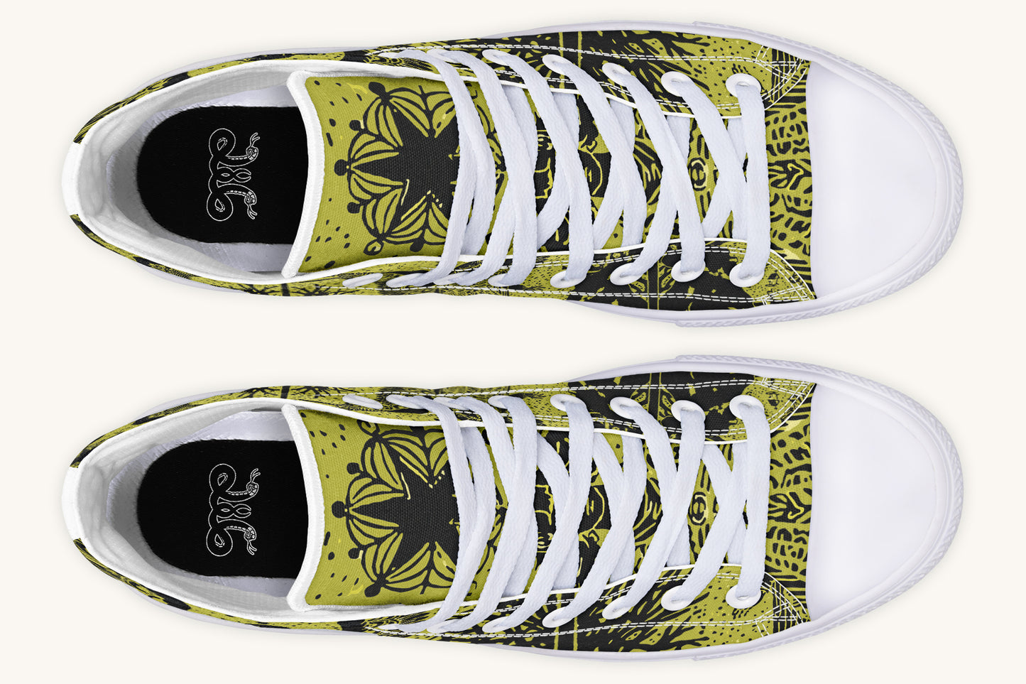 Call Upon the Star Gold Black Hightops - Jaded Lament