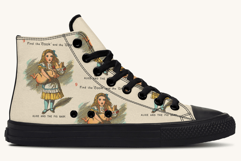 Cradle The Pig Alice in Wonderland Hightops - Jaded Lament
