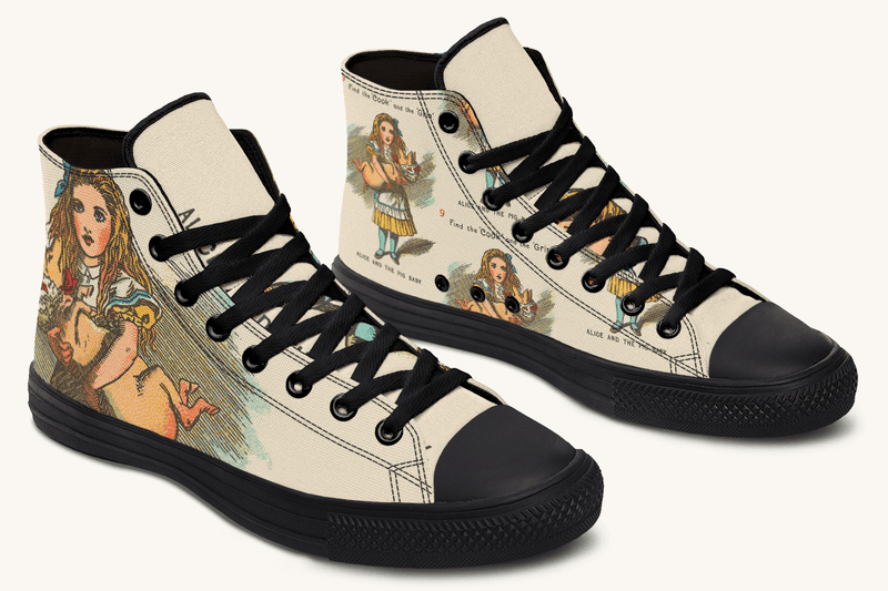 Cradle The Pig Alice in Wonderland Hightops - Jaded Lament