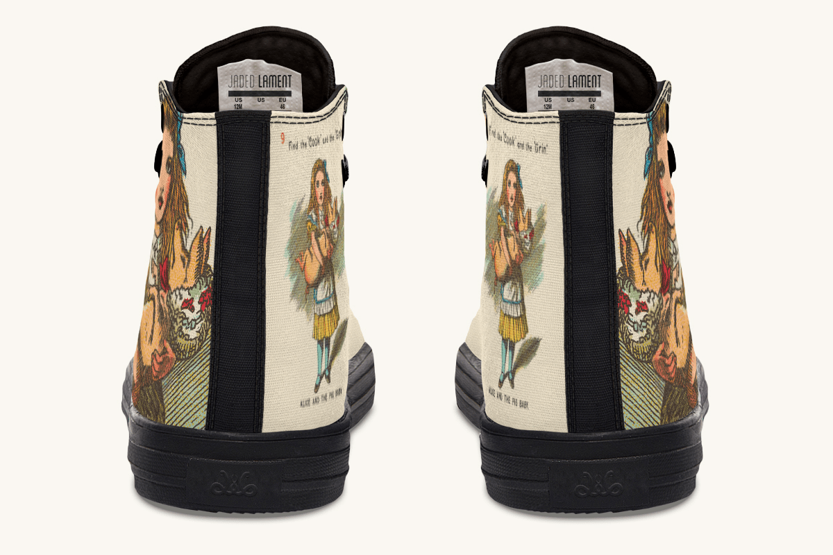 Cradle The Pig Alice in Wonderland Hightops - Jaded Lament