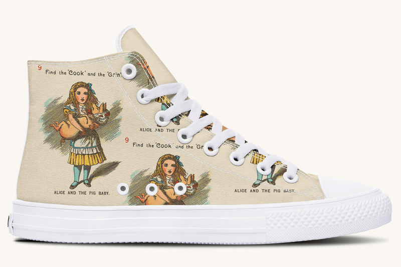 Cradle The Pig Alice in Wonderland Hightops - Jaded Lament