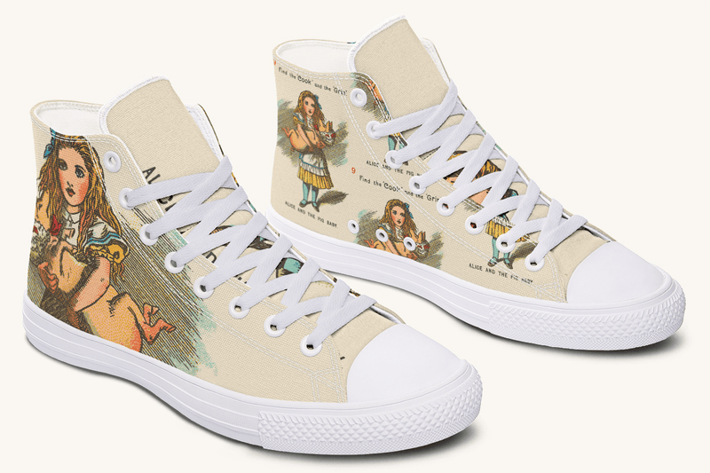 Cradle The Pig Alice in Wonderland Hightops - Jaded Lament
