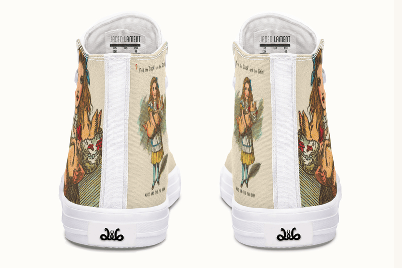 Cradle The Pig Alice in Wonderland Hightops - Jaded Lament