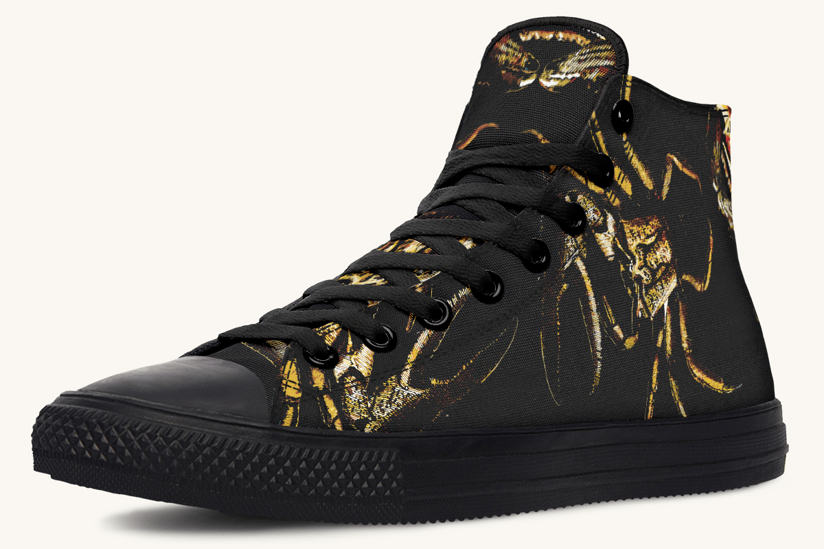 Crawl The Sea of Stars Black Hightops - Jaded Lament