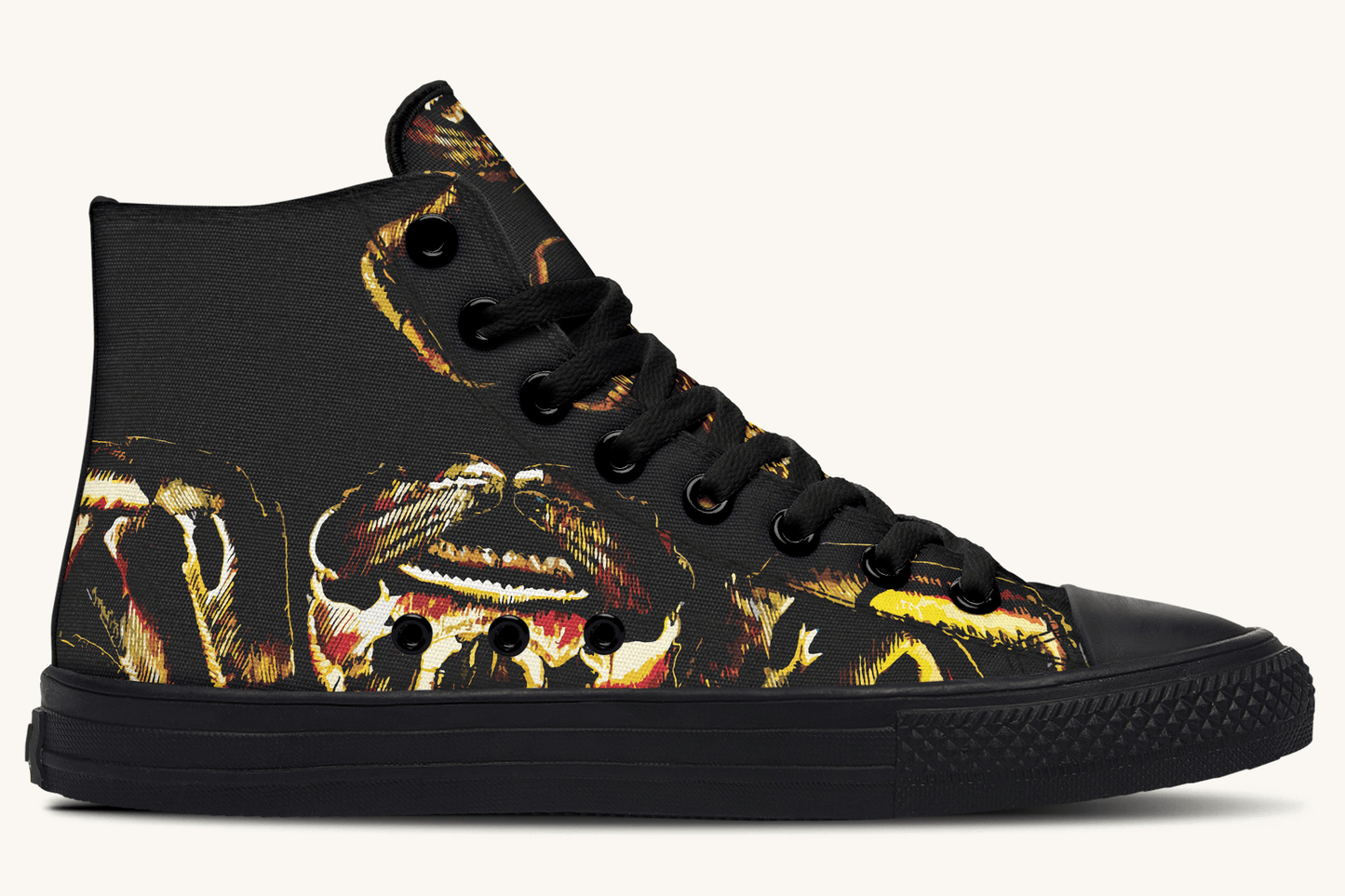Crawl The Sea of Stars Black Hightops - Jaded Lament