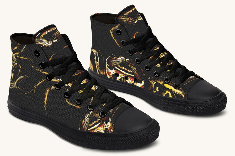 Crawl The Sea of Stars Black Hightops - Jaded Lament