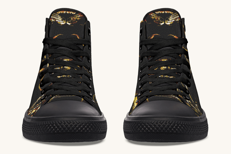 Crawl The Sea of Stars Black Hightops - Jaded Lament