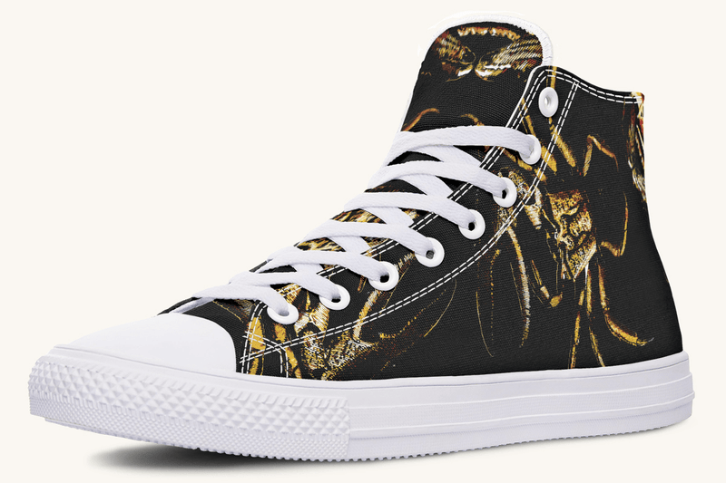 Crawl The Sea of Stars Black Hightops - Jaded Lament