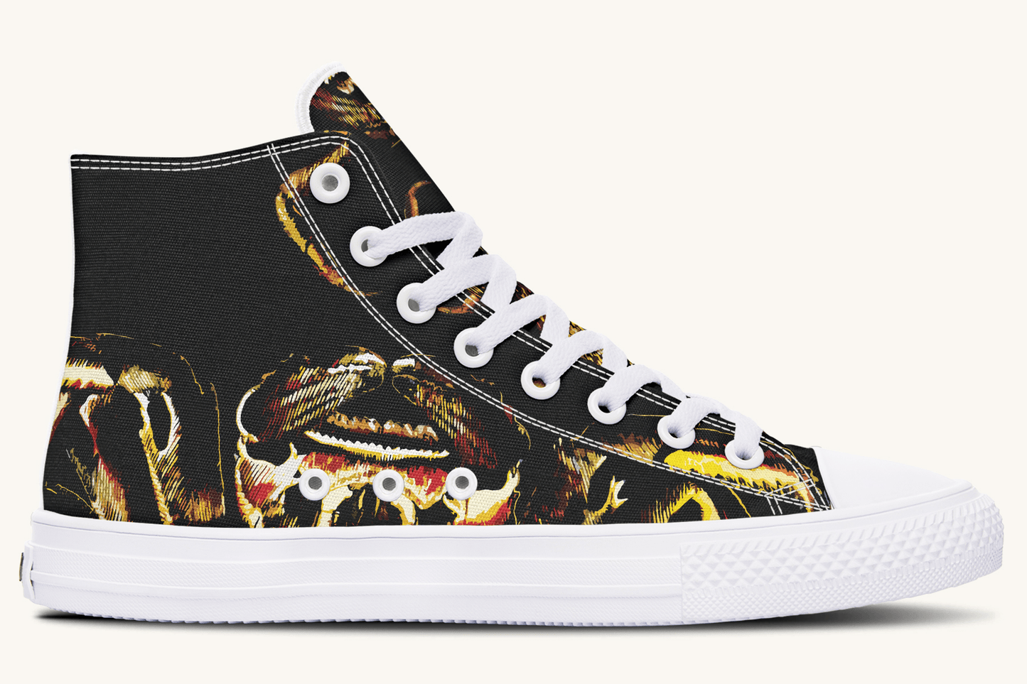 Crawl The Sea of Stars Black Hightops - Jaded Lament