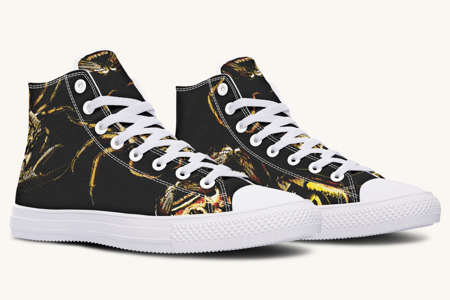 Crawl The Sea of Stars Black Hightops - Jaded Lament