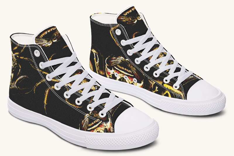 Crawl The Sea of Stars Black Hightops - Jaded Lament
