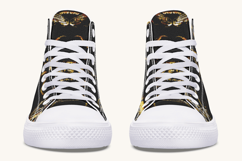 Crawl The Sea of Stars Black Hightops - Jaded Lament
